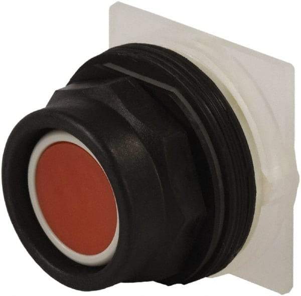 Schneider Electric - 30mm Mount Hole, Extended Straight, Pushbutton Switch Only - Red Pushbutton, Momentary (MO) - Apex Tool & Supply