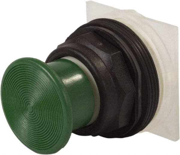 Schneider Electric - 30mm Mount Hole, Extended Straight, Pushbutton Switch Only - Green Pushbutton, Momentary (MO) - Apex Tool & Supply