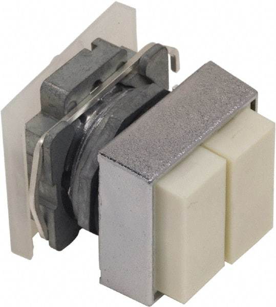 Schneider Electric - 30mm Mount Hole, Pushbutton Switch Only - Square, Nonilluminated, Momentary (MO) - Apex Tool & Supply