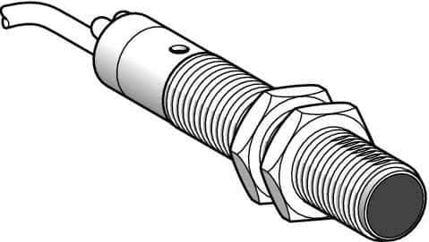 Telemecanique Sensors - Cable Connector, 15m Nominal Distance, Shock and Vibration Resistant, Through Beam Photoelectric Sensor - 24 to 240 VAC/VDC, 25 Hz, Brass, 97mm Long x 18mm Wide x 7 Inch High - Apex Tool & Supply
