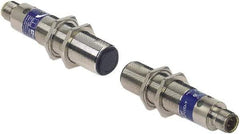 Telemecanique Sensors - 1/2-20 UNF Connector, 15m Nominal Distance, Shock and Vibration Resistant, Through Beam Photoelectric Sensor - 24 to 240 VAC/VDC, 25 Hz, Brass, 95mm Long x 18mm Wide x 7 Inch High - Apex Tool & Supply