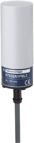 Telemecanique Sensors - 20mm Detection, Cylinder, Capacitive Proximity Sensor - IP67, 24 VAC/VDC, 80mm Long - Apex Tool & Supply