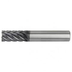 1/2x1/2x1x3 6FL Square Carbide End Mill-Round Shank-AlTiN - Apex Tool & Supply