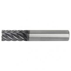 5/8x5/8x1-1/4x3-1/2 6FL Square Carbide End Mill-Round Shank-AlTiN - Apex Tool & Supply