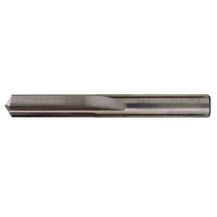 ‎#29 Dia. × 0.136″ Shank × 15/16″ Flute Length × 1-15/16″ OAL, Stub, 140°, Bright, 2xD Flute, Round Solid Carbide Drill - Exact Industrial Supply