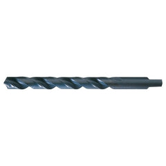 3/8 RHS / RHC HSS 118 Degree Radial Point Automotive Tanged Shank Drill - Steam Oxide - Exact Industrial Supply