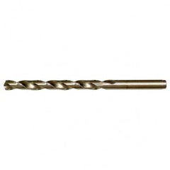 #35 RHS / RHC HSS-CO 8% (M42) 135 Degree Split Point NAS907 Type J Cobalt Heavy Duty Jobber Drill - Straw / Gold Oxide - Apex Tool & Supply