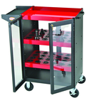 Security Scoot - Holds 36 Pcs. HSK100A Taper - Black/Red - Apex Tool & Supply