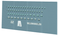 Four-Panel Steel Toolboard System - Utility Gray - Apex Tool & Supply