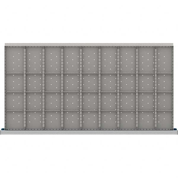 LISTA - 36-Compartment Drawer Divider Layout for 3.15" High Drawers - Apex Tool & Supply