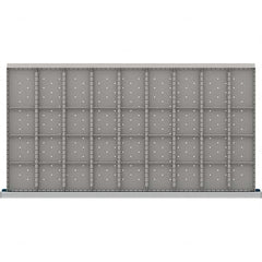 LISTA - 36-Compartment Drawer Divider Layout for 3.15" High Drawers - Apex Tool & Supply
