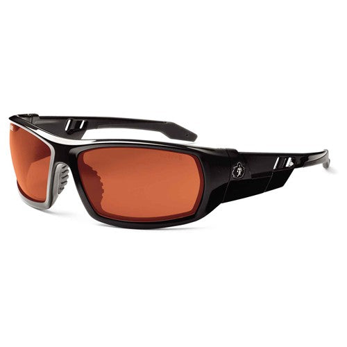 Odin Copper Lens Black Safety Glasses - Apex Tool & Supply