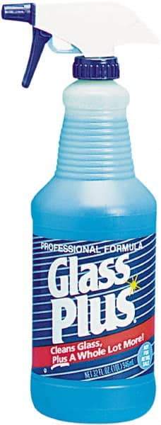 Glass Plus - 32 oz Spray Bottle Floral Glass Cleaner - Use on Glass - Apex Tool & Supply