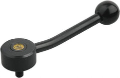 KIPP - 3/8-16, Steel Threaded Stud Adjustable Clamping Handle - 116.5mm OAL, 29mm High - Apex Tool & Supply