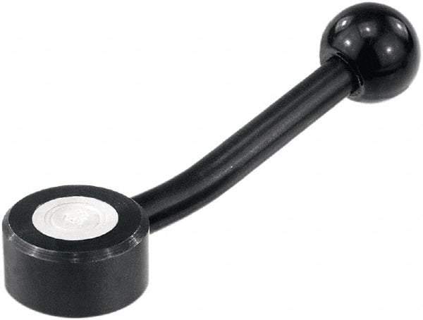 KIPP - 1/2-13, Steel Threaded Hole Adjustable Clamping Handle - 167.5mm OAL, 48mm High - Apex Tool & Supply