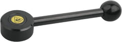 KIPP - 1/4-20, Steel Threaded Hole Adjustable Clamping Handle - 118.5mm OAL, 23mm High - Apex Tool & Supply