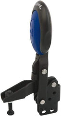 KIPP - Vertical Handle, Manual Hold Down Toggle Clamp - U-Bar, Straight Base, Nitride/Oxide Finish, Steel - Apex Tool & Supply