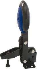 KIPP - Vertical Handle, Manual Hold Down Toggle Clamp - U-Bar, Flanged Base, Nitride/Oxide Finish, Steel - Apex Tool & Supply