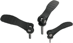 KIPP - 1/4-20, Fiberglass Reinforced Plastic Threaded Stud Adjustable Clamping Handle - 79.6mm OAL, 23.1mm High - Apex Tool & Supply