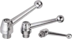 KIPP - M20, Steel Threaded Hole Adjustable Clamping Handle - 153.5mm OAL, 78mm High - Apex Tool & Supply