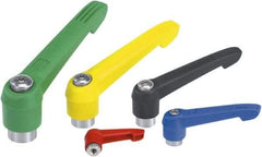 KIPP - #10-32, Fiberglass Reinforced Plastic Threaded Hole Adjustable Clamping Handle - 47mm OAL, 33.5mm High - Apex Tool & Supply