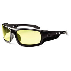 Odin Yellow Lens Black Safety Glasses - Apex Tool & Supply