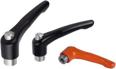 KIPP - 5/16-18, Zinc Threaded Hole Adjustable Clamping Handle - 74.5mm OAL, 45.5mm High - Apex Tool & Supply