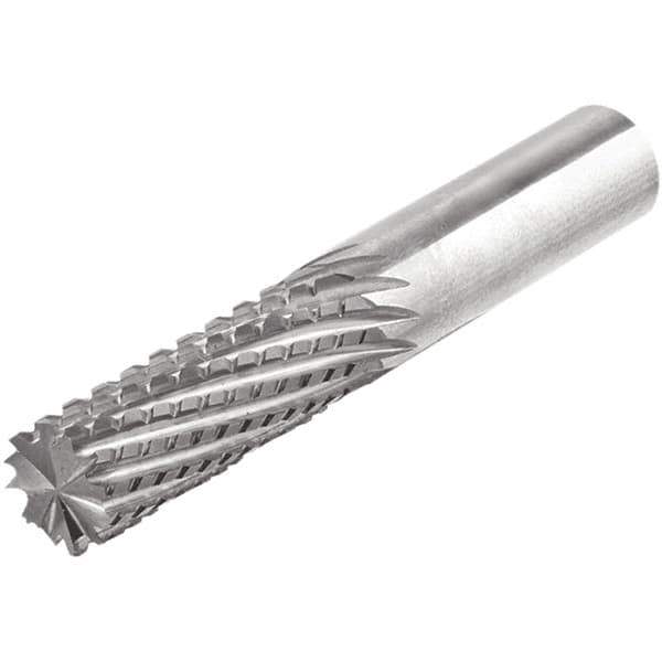 Iscar - 1/2" Diam, 1" LOC, End Mill End, Solid Carbide Diamond Pattern Router Bit - Right Hand Cut, 3" OAL, 1/2" Shank Diam, Use on Composite - Apex Tool & Supply