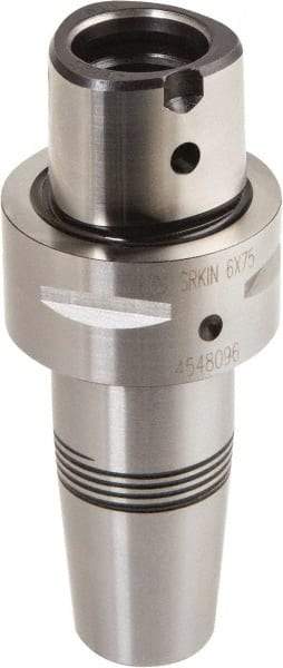 Iscar - 6mm Hole Diam, C4 Modular Connection Shrink Fit Tool Holder & Adapter - 75mm Projection, 21mm Nose Diam, 36mm Clamping Depth, Through Coolant - Exact Industrial Supply