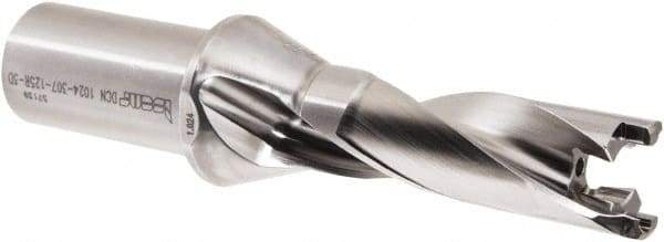 Iscar - 1.024 to 1.059" Diam, 3xD, 3.07" Max Drill Depth, 7.04" OAL, Replaceable Tip Drill - 7.04" OAL, 3xD Drill Depth by Diam Ratio - Apex Tool & Supply