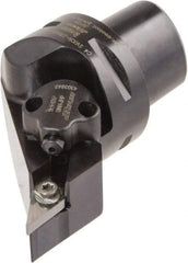 Iscar - Right Hand Cut, Size C4, Various Insert Compatiblity, External Modular Turning & Profiling Cutting Unit Head - 27mm Ctr to Cutting Edge, 55mm Head Length, Through Coolant, Series CAMFIX, Isoturn, JetHPLine - Apex Tool & Supply