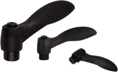 KIPP - 3/8-16, Fiberglass Reinforced Plastic & Thermoplastic SEBS Threaded Hole Adjustable Clamping Handle - 91.2mm OAL, 56.1mm High - Apex Tool & Supply