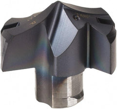 Iscar - Series HCP-IQ, 19mm Diam Grade IC908 Replaceable Drill Tip - Carbide, TiAlN/TiN Finish, 19 Seat Size - Apex Tool & Supply