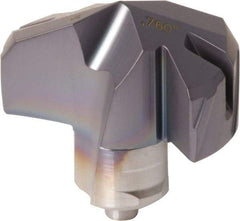 Iscar - Series ICK-2M, 19.3mm Diam Grade IC908 Replaceable Drill Tip - Carbide, TiAlN/TiN Finish, 19 Seat Size - Apex Tool & Supply