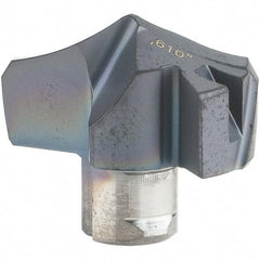 Iscar - Series HCP-IQ, 15.49mm Diam Grade IC908 Replaceable Drill Tip - Carbide, TiAlN/TiN Finish, 15 Seat Size - Apex Tool & Supply