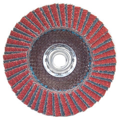 7″ × 1/4″ × 5/8″ Twinfiber Flap Disc Type 29 Conical 80 Grit - Apex Tool & Supply