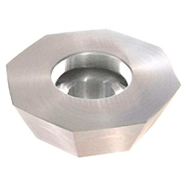 Iscar - OEMW060405 AETN Grade IC808 Carbide Milling Insert - TiAlN/AlTiN/TiN Finish, 0.1866" Thick, 0.5618" Inscribed Circle, 0.5mm Corner Radius - Apex Tool & Supply