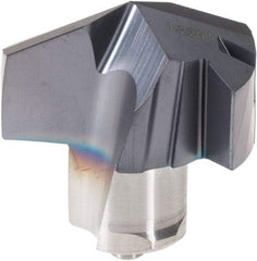 Iscar - Series ICM, 30.99mm Diam Grade IC908 Replaceable Drill Tip - Carbide, TiAlN/TiN Finish, 31 Seat Size - Apex Tool & Supply