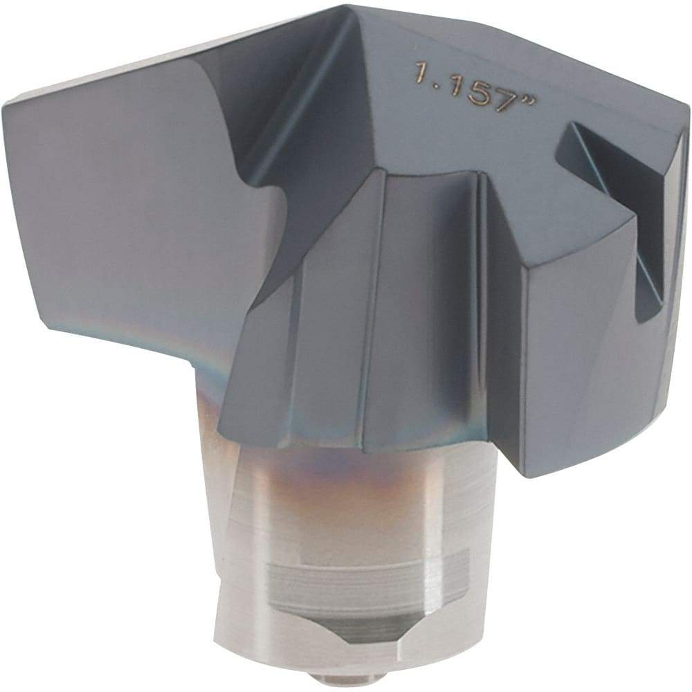 Iscar - Series ICP, 29.39mm Diam Grade IC908 Replaceable Drill Tip - Carbide, TiAlN/TiN Finish, 29 Seat Size - Apex Tool & Supply