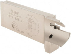 Iscar - 2mm Groove Width, 14mm Max Depth of Cut, Right Hand Cut, HFFA Indexable Grooving Blade - HFPN Insert Style, Series Heliface - Apex Tool & Supply