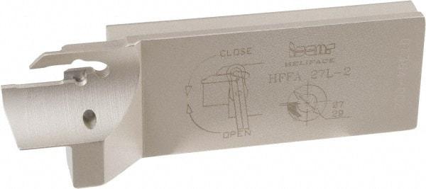 Iscar - 2mm Groove Width, 14mm Max Depth of Cut, Left Hand Cut, HFFA Indexable Grooving Blade - HFPN Insert Style, Series Heliface - Apex Tool & Supply