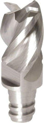 Iscar - MM EA Grade IC08 Carbide End Milling Tip Insert - Uncoated, 4 Flutes, 8mm Cutting Diam, 8mm Depth of Cut, 15mm Extension - Apex Tool & Supply