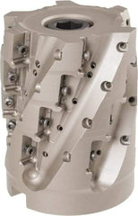 Iscar - 24 Inserts, 80mm Cut Diam, 32mm Arbor Diam, 71mm Max Depth of Cut, Indexable Square-Shoulder Face Mill - 100mm High, P290 AC.T 1806.. Insert Compatibility, Through Coolant, Series MillShred - Apex Tool & Supply