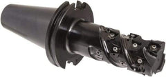 Iscar - 2" Cut Diam, 3.2" Max Depth of Cut, 5.7" OAL, Indexable Square Shoulder End Mill - Multiple Insert Styles, CAT 50 Taper Shank, 90° Lead Angle, Through Coolant, Series Helitang - Apex Tool & Supply