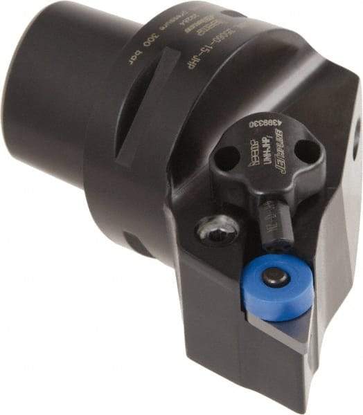 Iscar - Left Hand Cut, Size C5, Various Insert Compatiblity, External Modular Turning & Profiling Cutting Unit Head - 35mm Ctr to Cutting Edge, 60mm Head Length, Through Coolant, Series CAMFIX, Isoturn, JetHPLine - Apex Tool & Supply