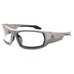 Odin Clear Lens Matte Gray Safety Glasses - Apex Tool & Supply