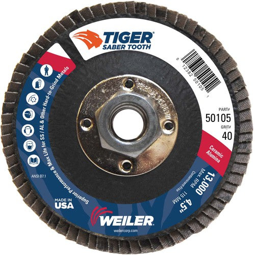 4 1/2 SABER TOOTH CERAMIC - Apex Tool & Supply