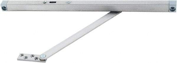 GLYNN-JOHNSON - 39" OAL x 23-3/4" Wide, 195 Lb Capacity, Stainless Steel Lid Stay - Center, 1/2" Mounting Hole Diam, 110° Max Opening, Satin Stainless Steel - Apex Tool & Supply