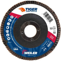 ‎4-1/2 Saber Tooth High Density Ceramic Abrasive, 60C, 7/8″ Arbor Hole - Apex Tool & Supply