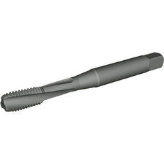 Kennametal - 1/2-20 UNF 3 Flute 3B Modified Bottoming Spiral Flute Tap - Powdered Metal, Nitride Finish, 85.9mm OAL, Right Hand Flute, Right Hand Thread, H3, Series T662 - Exact Industrial Supply